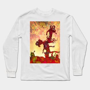 Undersea eyeball men afloat in the current. Long Sleeve T-Shirt